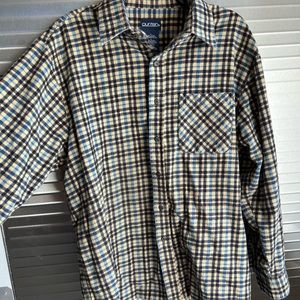 Vintage Puritan Pale Yellow Flannel